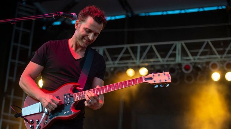 Dweezil Zappa, performing at the Great South Bay Music Festival...