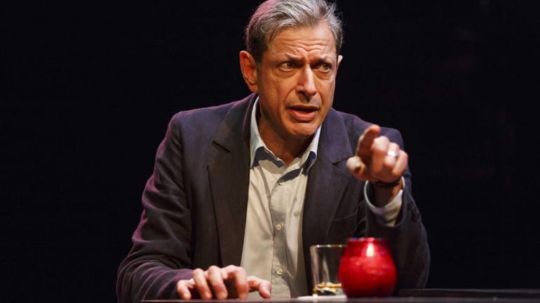 Jeff Goldblum co-stars (with Laurie Metcalf) in the Lincoln Center...