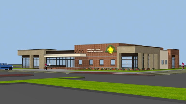 Rendering of the Family Service League's planned health and wellness...