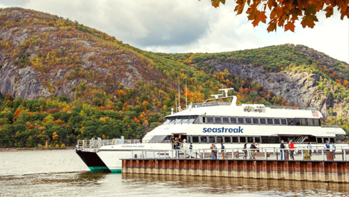 Seastreak’s offers a fall foliage cruise to Milton, N.Y. Once...