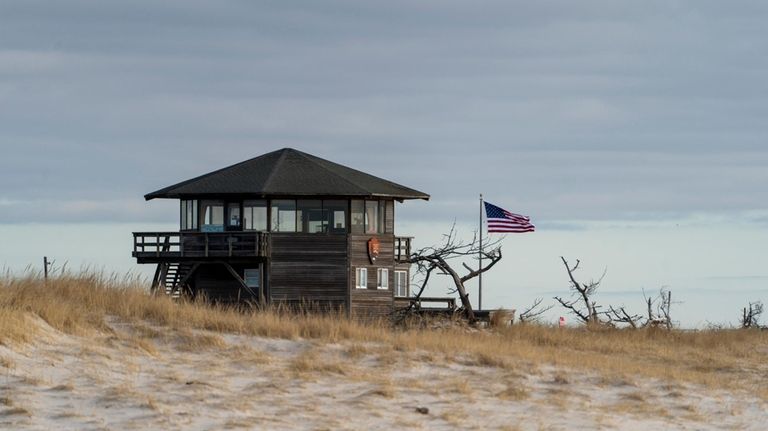 The Wilderness Visitor Center at Smith Point County Park in...