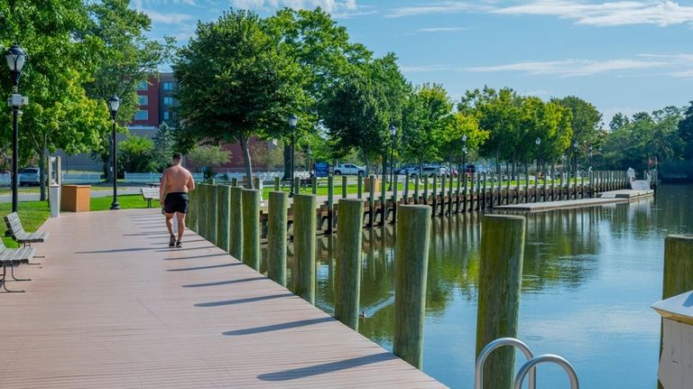 The RiverWalk at Peconic Riverfront Park.