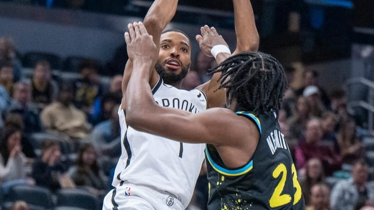 Nets start fast, fade in second half of lopsided loss to Pacers