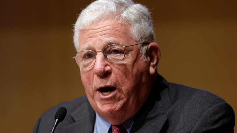 Richard Ravitch addresses a meeting of the State Budget Crisis...