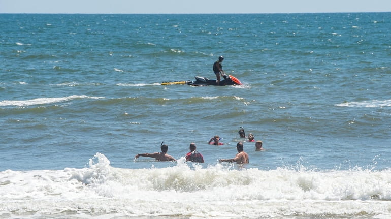 East Hampton Town Lifeguards and East Hampton Volunteer Ocean Rescue...