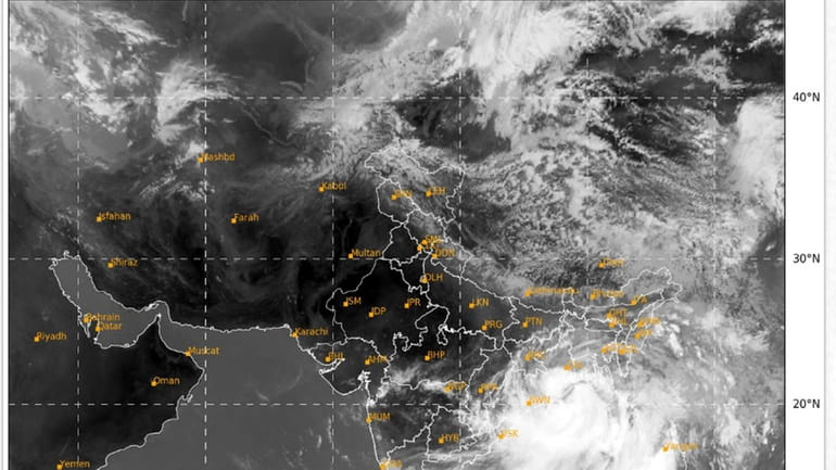 In this screen-grab taken from the website of India Meteorological...