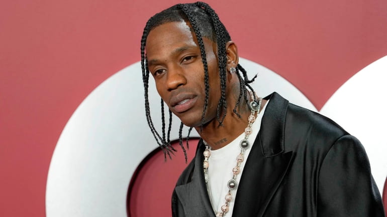 Travis Scott arrives at GQ's Men of the Year Party...