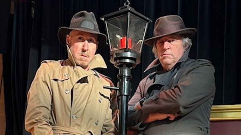 Eric Clavell, left, and Kevin Clyne in Playcrafters' production of "The...