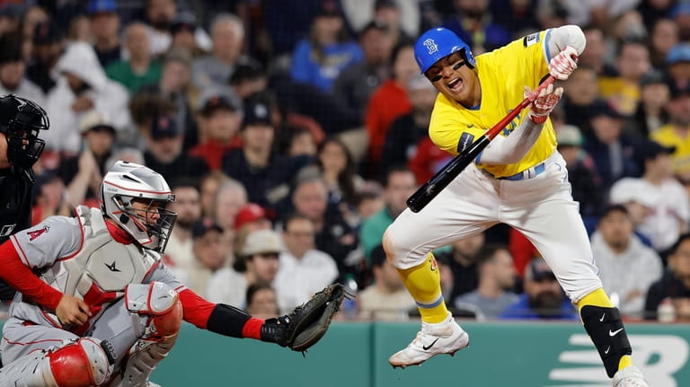 Rafael Devers homers, Kenley Jansen records first save at Fenway Park as Red  Sox snap skid with 5-3 win over Angels – Blogging the Red Sox