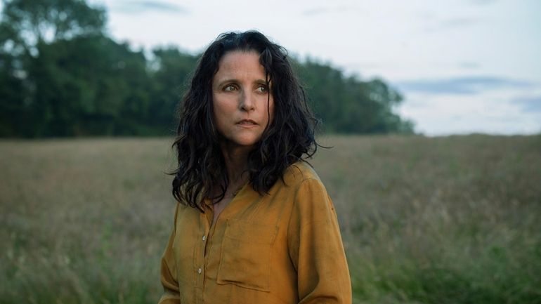 This image released by A24 shows Julia Louis-Dreyfus in a...