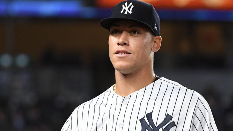 Aaron Judge not in Yankees' starting lineup against Cincinnati, but Aaron  Boone says there's no problem - Newsday