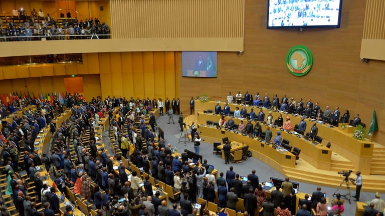 African heads of state attend the 37th Ordinary session of...