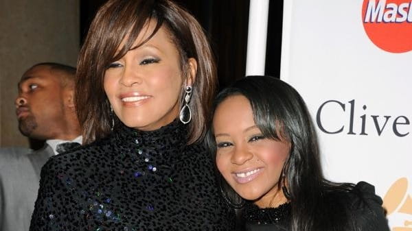 An undated photo of Whitney Houston and her daughter Bobbi...