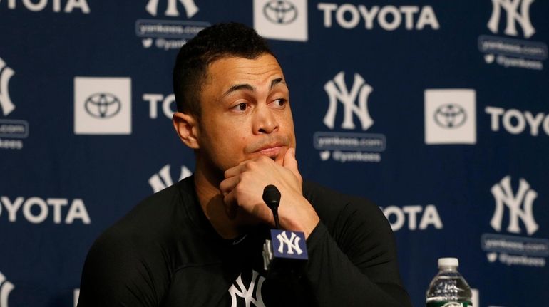 Giancarlo Stanton has enjoyed plenty of postseason success - Newsday