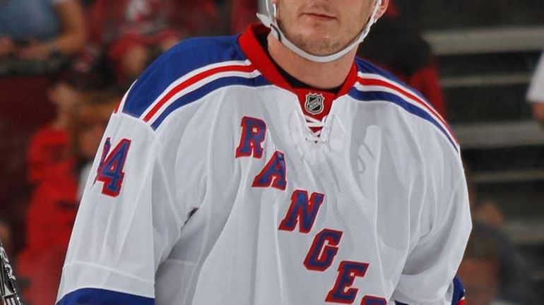 FILE: Derek Boogaard #94 of the New York Rangers in...