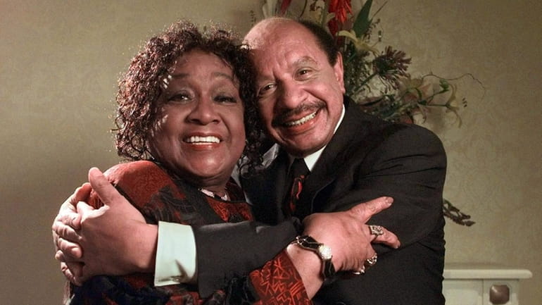 Isabel Sanford and Sherman Hemsley, who co-starred on "The Jeffersons,"...