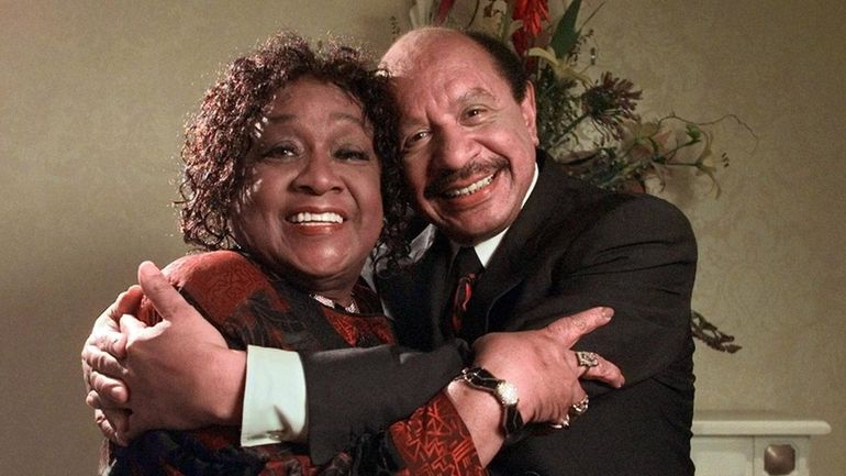 Isabel Sanford and Sherman Hemsley, who co-starred on "The Jeffersons,"...