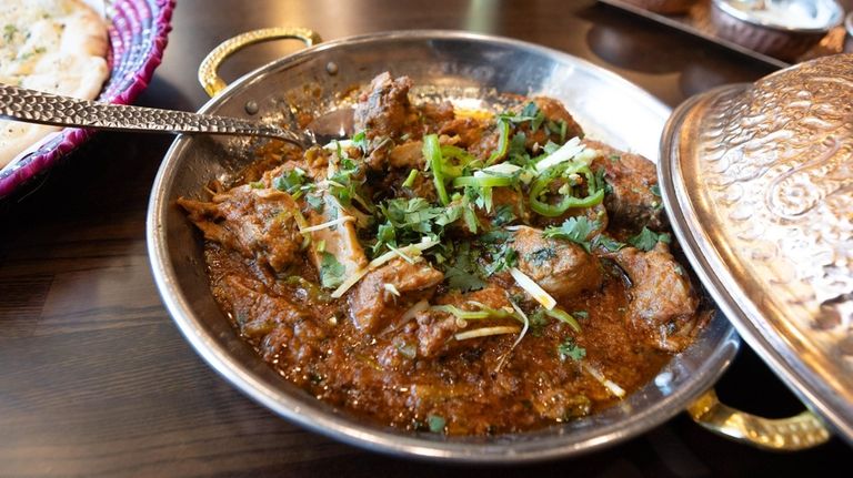 The chicken karahi at Zaoq 100 in Hicksville.