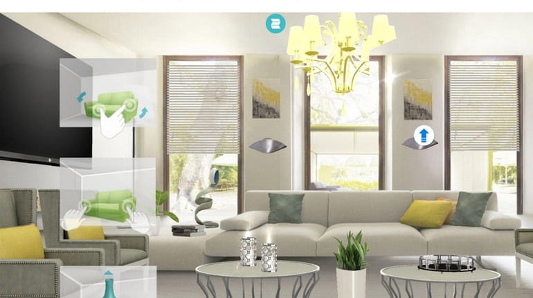 The Homestyler app enables homeowners to place 3-D digital versions...