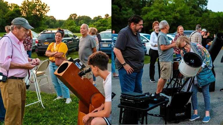 The Astronomical Society of Long Island hosts public observing sessions...