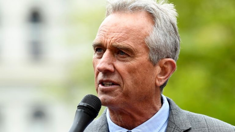 Anti-vax activist Robert F. Kennedy Jr. aims to spread a false, anti-vaccine...