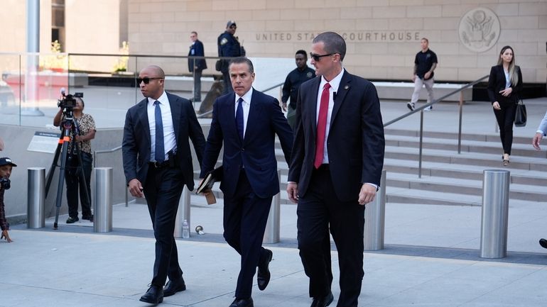 Hunter Biden leaves federal court after pleading guilty in his...