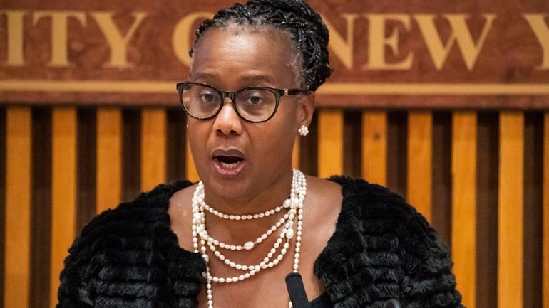 The NYPD's Civilian Complaint Review Board head Arva Rice is...