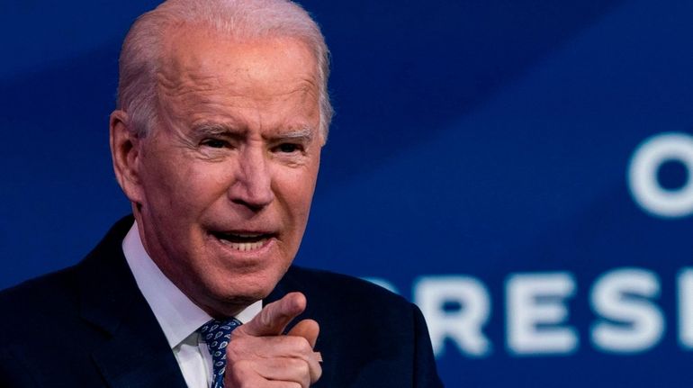 President-elect Joe Biden on Tuesday in Wilmington, Del.