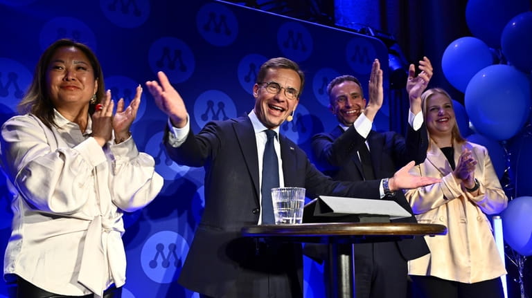 The Moderates' top candidate for the EU elections, Jessica Polfjärd,...
