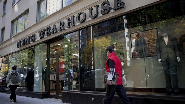 Men's Wearhouse said Monday, Nov. 4, 2013, that it won't...