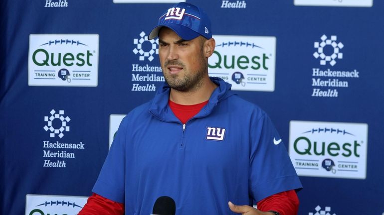 Giants Offensive Coordinator Mike Kafka.