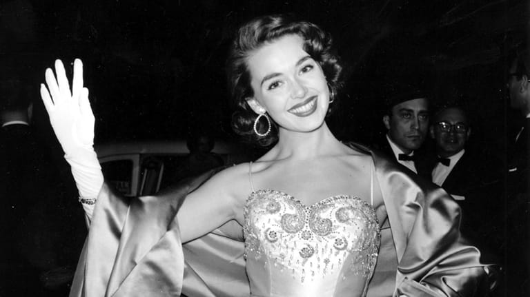 Actress Barbara Rush poses at the premiere of the movie...