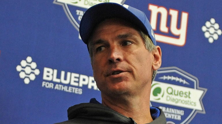 Tom Quinn at Giants rookie camp on May 12, 2017.