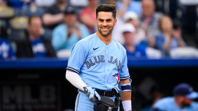 Blue Jays' Whit Merrifield makes post-season debut after seven MLB