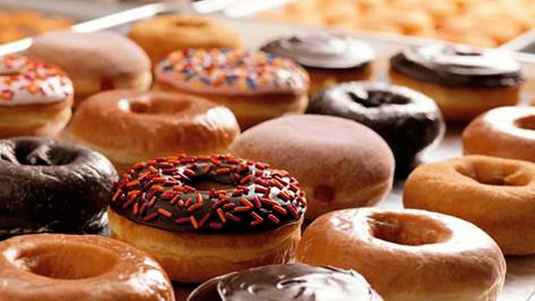 You can select the doughnut of your choice at Dunkin'...
