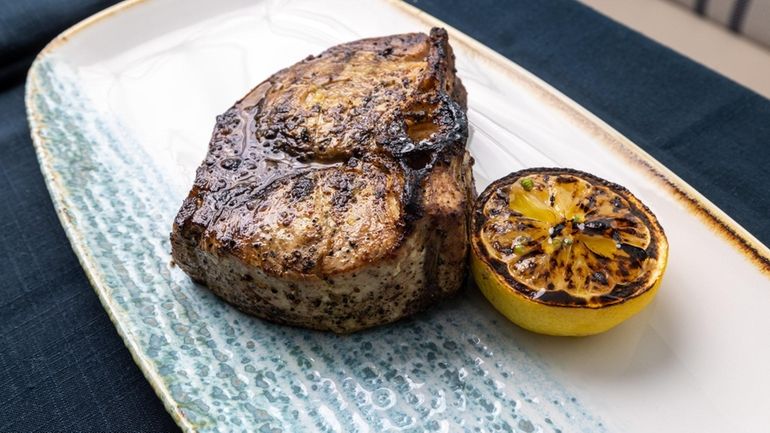 Bone-In Swordfish Sirloin at Mavericks in Montauk.