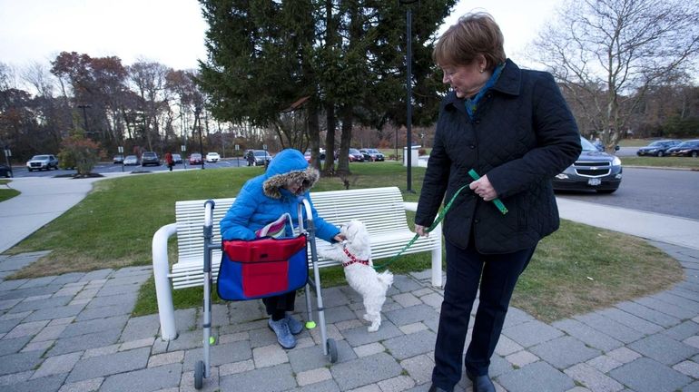 Once a week Judith Illmensee, 66, a volunteer with Pioneers...