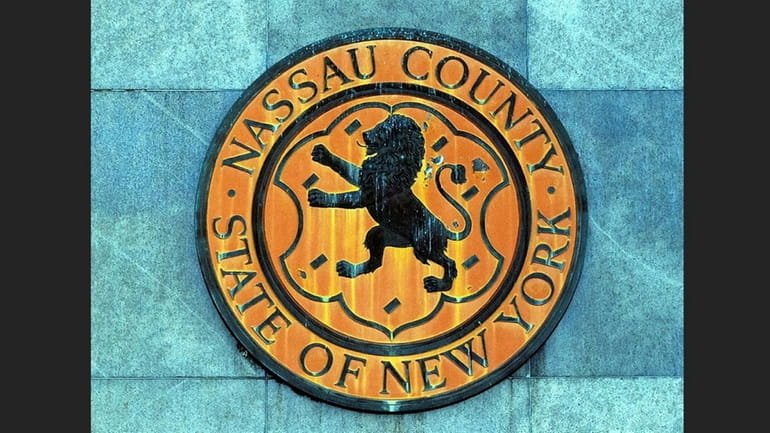 The Nassau County seal.
