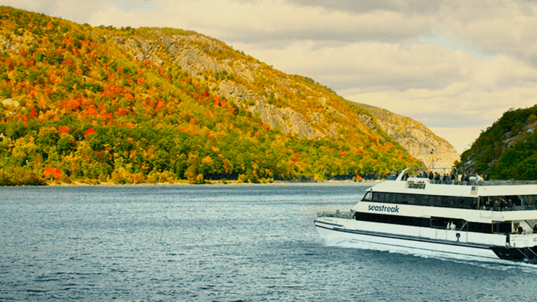 Seastreak's offers a fall foliage cruise to Milton and rides...