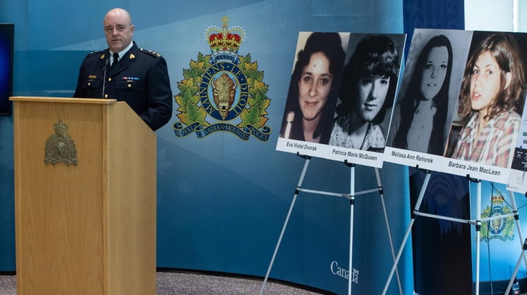 RCMP Superintendent serious crimes branch David Hall speaks about Alberta...