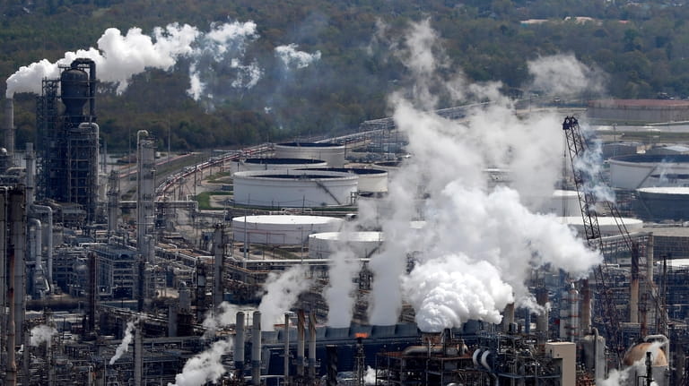 The Shell Norco refinery is seen in Norco, La., Thursday,...