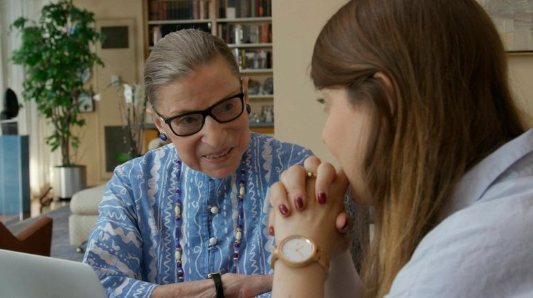  U.S. Supreme Court justice Ruth Bader Ginsburg in a scene...