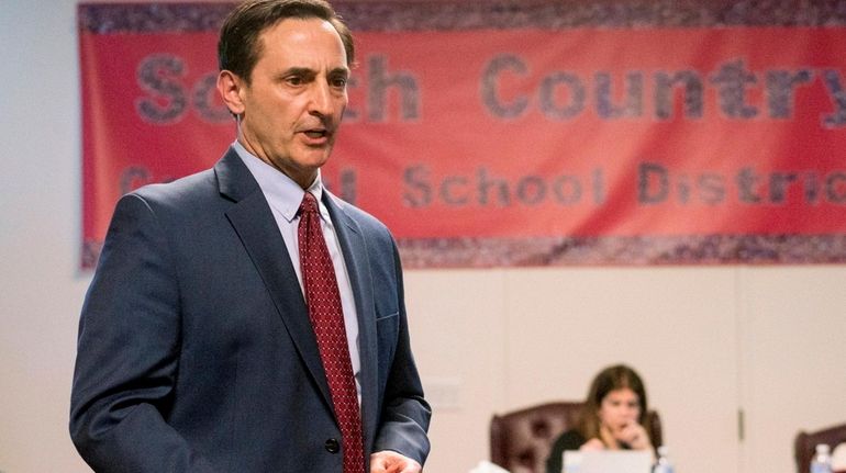 The district's superintendent, Joseph Giani, in 2017. On Tuesday, he...