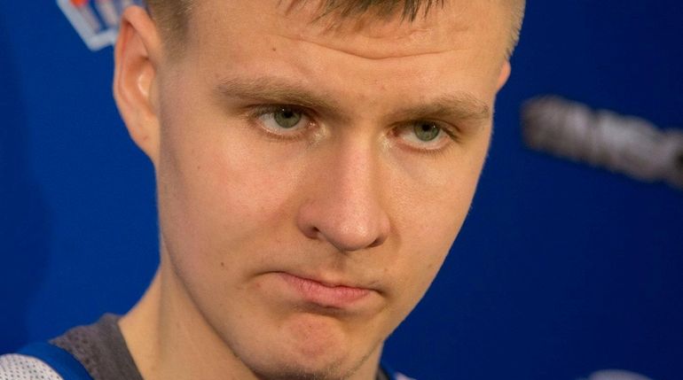 Knicks rookie sensation Kristaps Porzingis is very highly thought of...