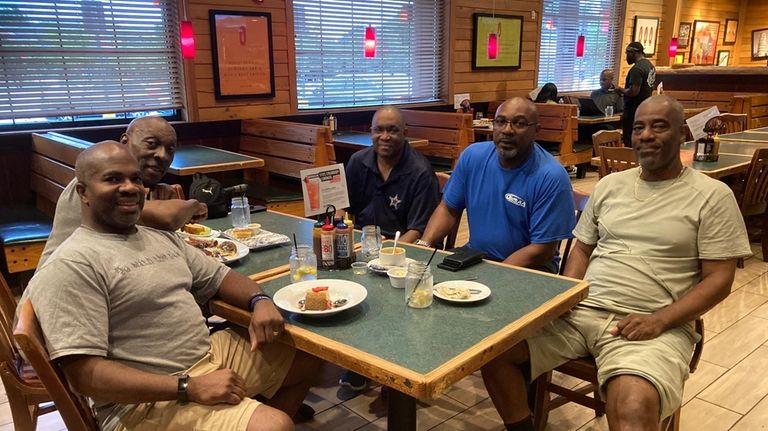 From left, Joseph Payton, Mike Preston, Robert Lewis, James Lattimore...