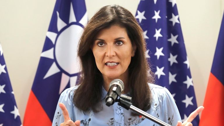 Nikki Haley, former United States Ambassador to the United Nations,...