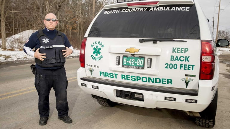 Gregory Miglino Jr., chief of the South Country Ambulance District...