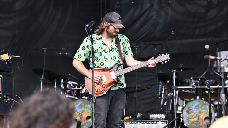 Rob Compa from the group Dopapod plays Saturday at the...