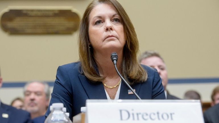 Secret Service Director Kimberly Cheatle testifies Monday before the House...