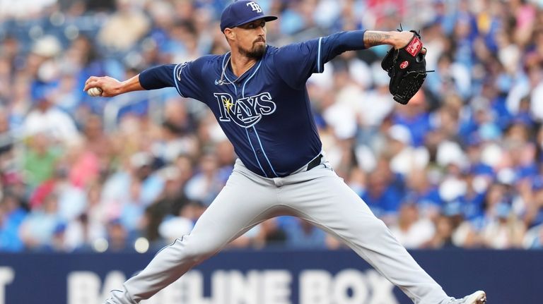 3Tampa Bay Rays pitcher Shawn Armstrong works against the Toronto...